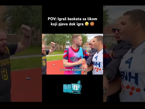 Basket sa pjevačem 🏀🤣