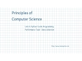 CS Principles - Unit 4 Performance Task