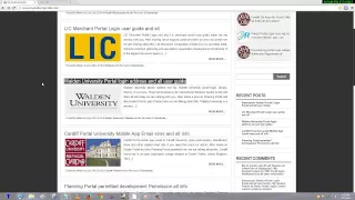 Walden University Portal login address and all user guide