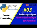 Operator pada Pemrograman Python