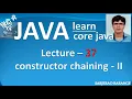 Calling super class constructor from sub class constructor Constructor chaining super construct