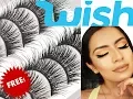 WISH APP HACK I GOT FREE LASHES ON THE WISH APP NOT CLICKBAIT