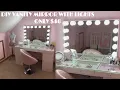 DIY Vanity Mirror With Lights ONLY 40