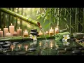 Relaxing Bamboo Water Sounds and Soft Piano Music for Deep Sleep Stress Relief and Peaceful Nights