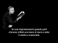 Leonard Cohen - How to speak poetry (SUB ITA)