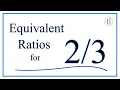 Equivalent Ratio for