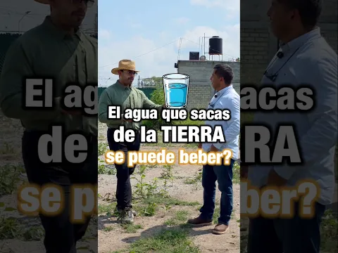 ¿El agua que se extrae del interior de la tierra es potable ? #fyp #parati #viral #arqui #agua