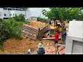Incredible DOZERD31PX Experience Operating Push Truck Stuck Start NEW Of Landfilling