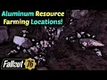Fallout 76 Aluminum Resource Farming Locations