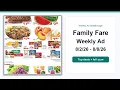 Family Fare Weekly Ad 26 - 26 Best Deals