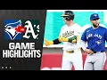 Blue Jays vs. A's Game Highlights (7/12/25) | MLB Highlights