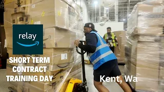 Training Day Amazon Relay Box Truck 6 Block Contract Kent Wa