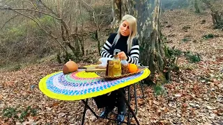A Magical Night in the Forest – Grilling Chicken & Drone Filmmaking