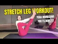 Lagu Yoga Nidrasana voor flexibiliteit! Full Body Stretch \u0026 Beenmobiliteitsroutine! (4K)