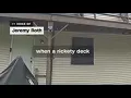 Caught On Camera Deck collapses under task force squad