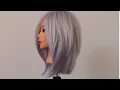 Learn how to cut this beautiful layered A-line bob by Ben Brown