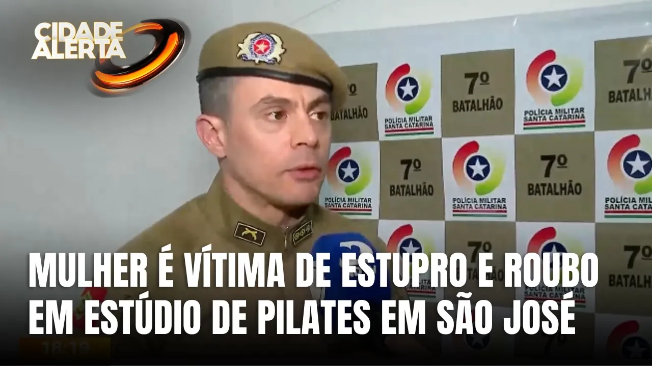 Bandido invade estúdio de pilates e estupra mulher em São José