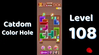Catdom Color Hole Level 108 Screenshot