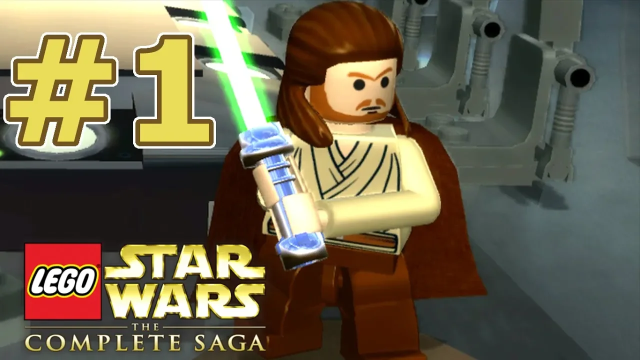 Lego Star Wars The Complete Saga Walkthrough - Episode 1 The Phantom Menace. 