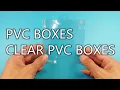 pvc box clear pvc box transparent pvc box pvc plastic box pvc clear boxes packaging boxes