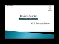 -Encapsulation Java Course For Beginners with real life examples