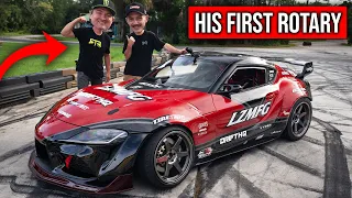 Vaughn Gittin Jr. Drifts My 4 Rotor Supra