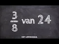 Download Lagu Deel van een geheel (breuk van een getal) - uitlegvideo