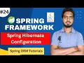 Spring Hibernate Configuration Spring ORM Tutorials