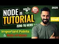 Node JS tutorial in Hindi Important Points and Node js role in web development