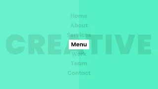 Pure CSS Creative Menu Hover Effects Html5 CSS3 Tutorial