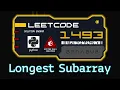 Longest Subarray of 1 s After Deleting One Element LeetCode Python Algorithm Visualization
