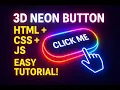Create a Modern Glowing Neon Button Using Only HTML CSS StackIVA Tech