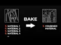How to Bake Multiple Materials into ONE in Blender