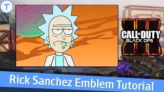 Black Ops 3 Emblem Tutorial - Rick Sanchez Rick and Morty