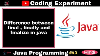 Difference between final finally and finalize in java final Vs finally Vs finalize