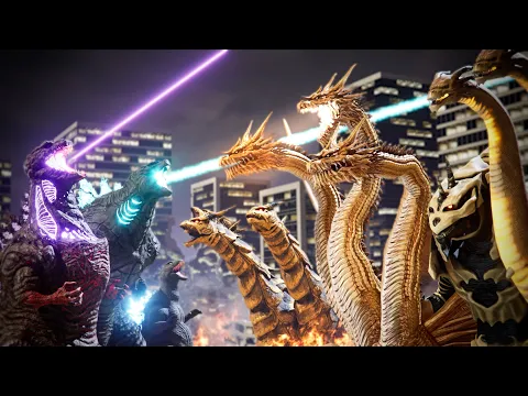 Download MP3 EVOLUTION of KING GHIDORAH: GODZILLA Size Comparison (1964-2019)