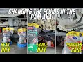 Changing Front Rear Differential Transfer Case Fluid 2017 RAM 4x4
