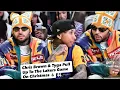 Lagu Chris Brown \u0026 Tyga Pull Up To The Lakers Game On Christmas (Wow)