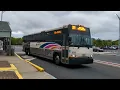 NJ Transit Ocean Ride 67 137 319 559 OC10 Bus Action at Toms River Park Ride