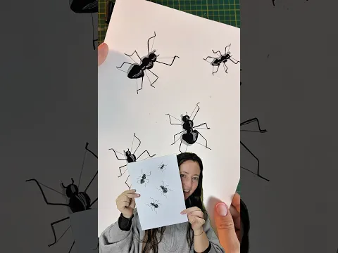 Diy: como desenhar formigas gigantes em 3D muito fácil
