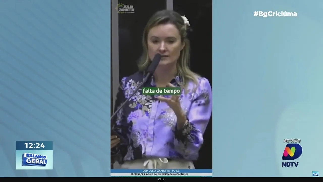 Ney Lopes: Deputada criciumense zoa colegas da Câmara ao ler receita de sobremesa em plenário