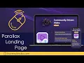 Parallax Landing Page - Rellax js