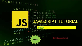 JavaScript Tutorial Session-8 Array in JavaScript