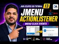 Java Swing Tutorial Add ActionListener to JMenu Menu Click Events in Eclipse Option 2