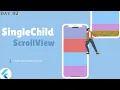 Flutter SingleChildScrollView Make Your Widgets Scrollable in Flutter