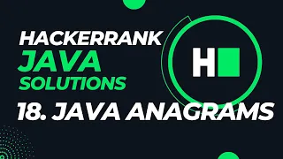 Day 18 - Java Anagrams Hackerrank Java Solutions Hindi