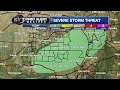 Rain and thunder decreasing today