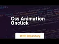 css animation onclick