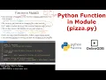 Python Function in Module import Keyword
