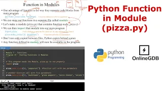 Python Function in Module import Keyword